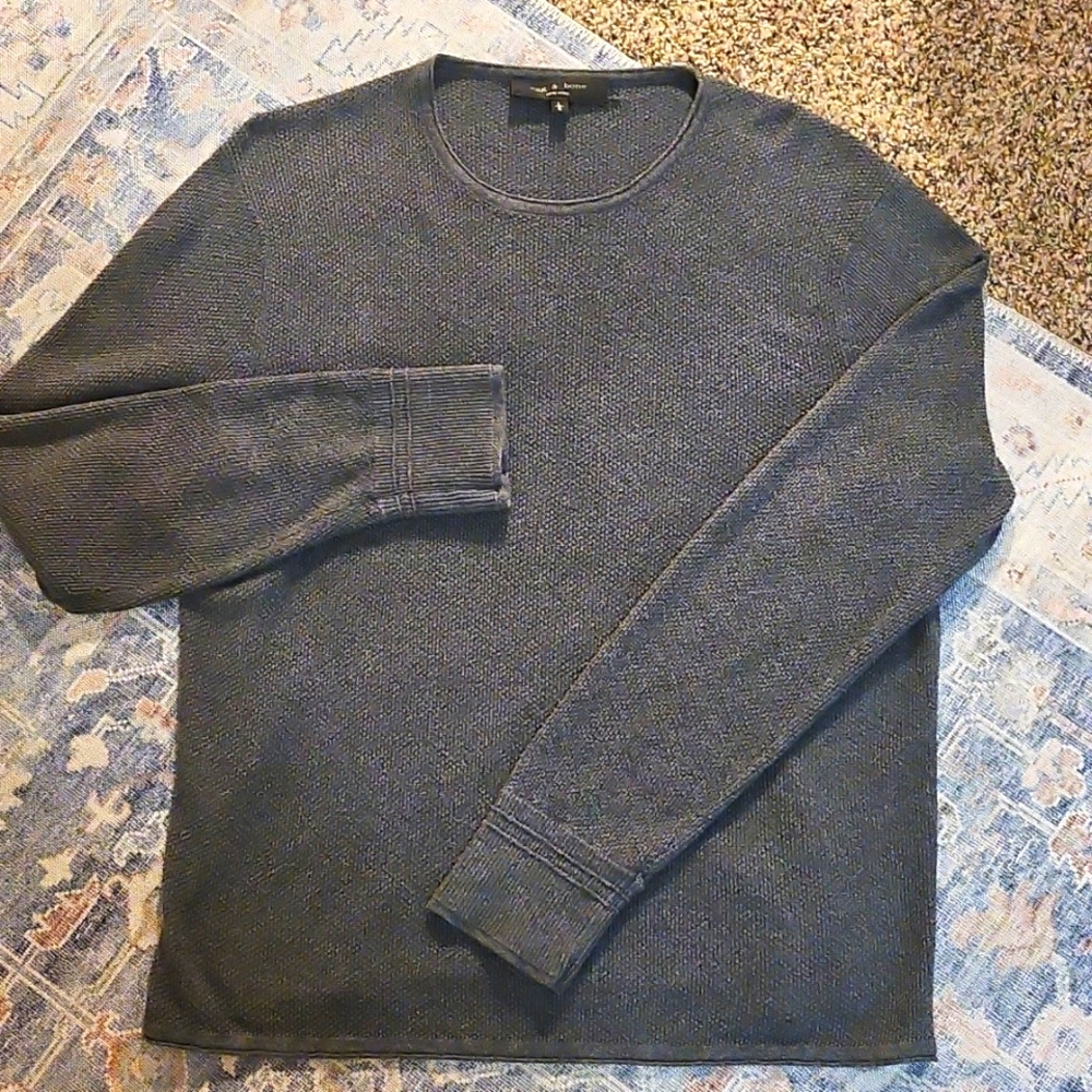 rag & bone Charcoal Crewneck Sweater